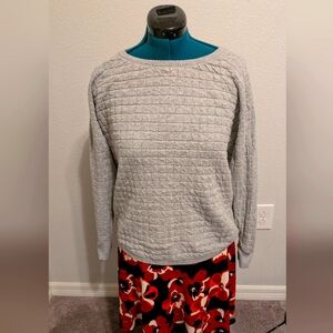 French Connection Sweater Grey Size Large